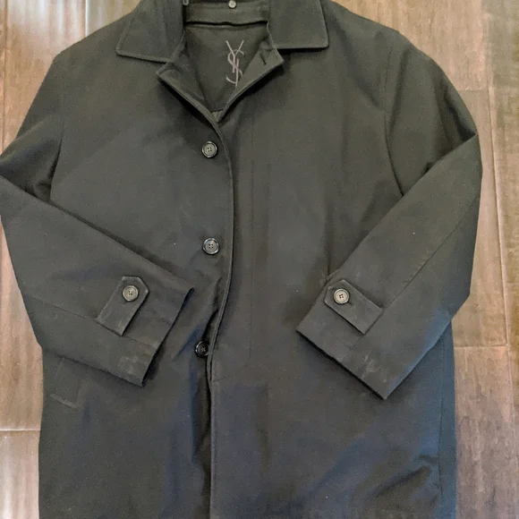 Dark Navy YSL Men's Trench - Picture 3 of 7